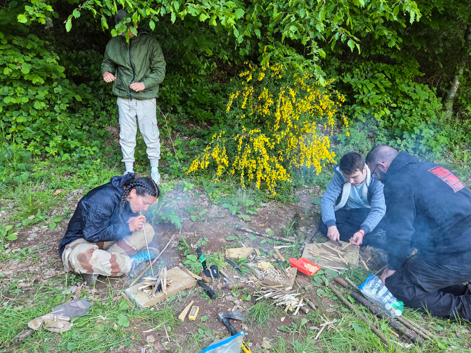 stage survie forêt andragops académie 73