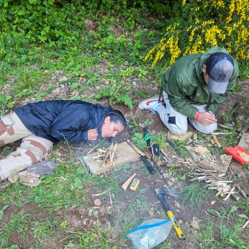 stage survie forêt andragops académie 75